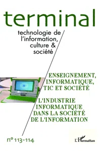 Enseignement, informatique, TIC et société_cover