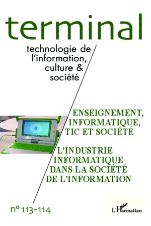 Enseignement, informatique, TIC et société