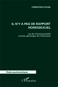 Il n'y a pas de rapport homosexuel_cover