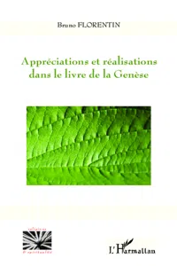 Appréciations et réalisations dans le livre de la Genèse_cover