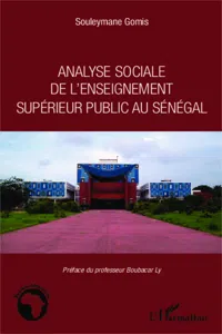 Analyse sociale de l'enseignement supérieur public au Sénégal_cover