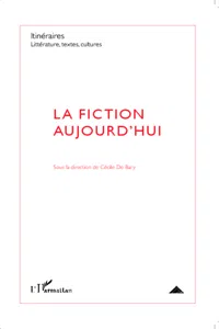 La fiction aujourd'hui_cover