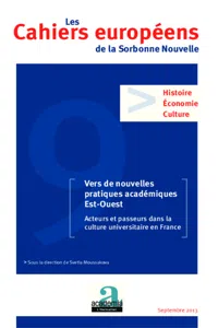 Vers de nouvelles pratiques académiques Est-Ouest_cover