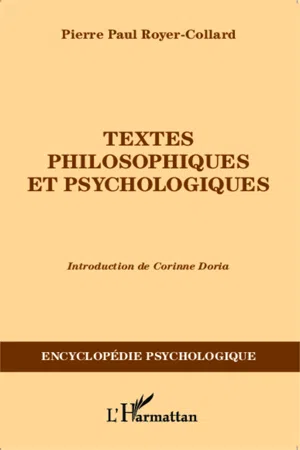 Textes philosophiques et psychologiques