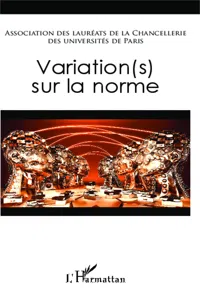 Variatio sur la norme_cover