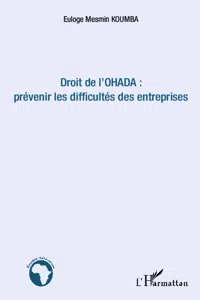 Droit de l'OHADA : prévenir les difficultés des entreprises_cover