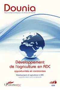 Développement de l'agriculture en RDC Opportunités et contraintes_cover