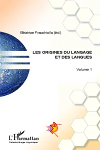 Les origines du langage et des langues_cover