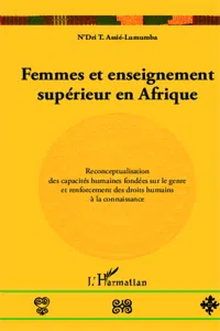 Femmes et enseignement supérieur en Afrique_cover