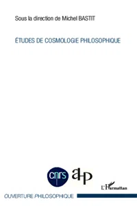 Etudes de cosmologie philosphique_cover