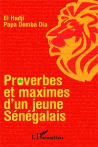 Proverbes et maximes d'un jeune sénégalais_cover