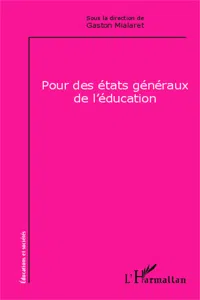 Pour des états généraux de l'éducation_cover