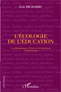 L'écologie de l'éducation_cover