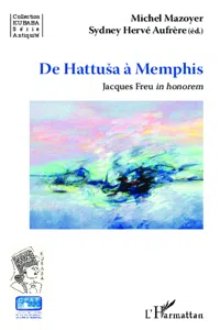 De Hattusa à Memphis_cover