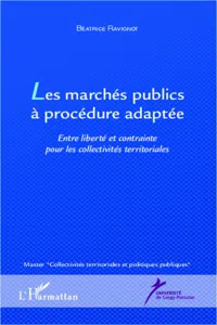 Les marchés publics à procédure adaptée_cover