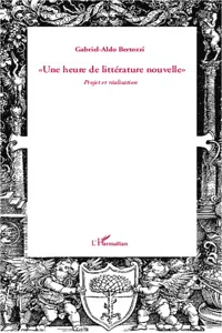 " Une heure de littérature nouvelle "_cover