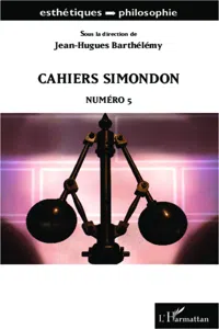 Cahiers Simondon_cover