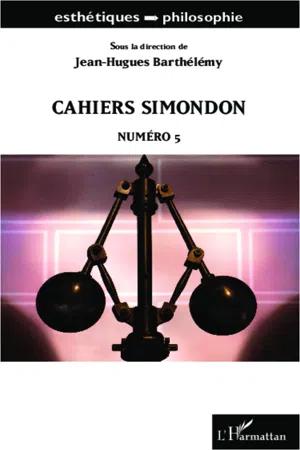 Cahiers Simondon