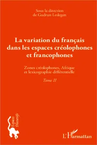 La variation du français dans les espaces créolophones et francophones_cover