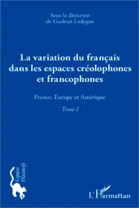 La variation du français dans les espaces créolophones et francophones_cover