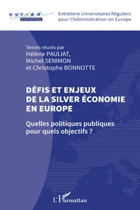 Défis et enjeux de la silver économie en Europe_cover