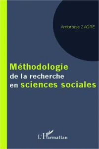 Méthodologie de la recherche en sciences sociales_cover