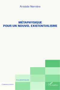 Métaphysique pour un nouvel existentialisme_cover