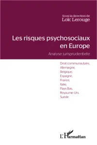 Les risques psychosociaux en Europe_cover