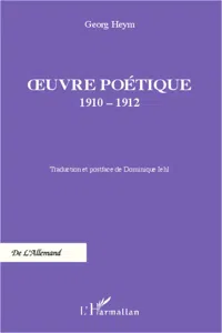 Oeuvre poétique 1910-1912_cover