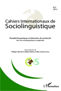 Pluralité linguistique et démarche de recherche_cover