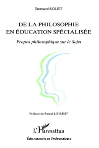 De la philosophie en éducation spécialisée_cover