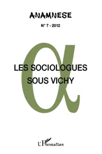 Les sociologues sous Vichy_cover