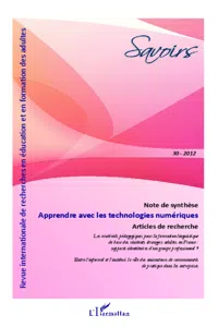 Apprendre avec les technologies numériques_cover