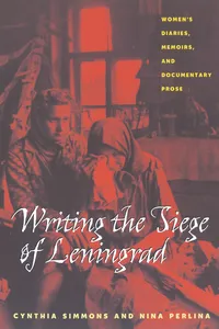 Writing the Siege of Leningrad_cover