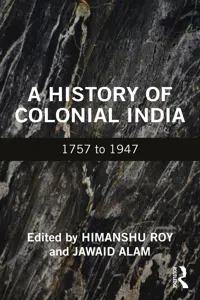 A History of Colonial India_cover