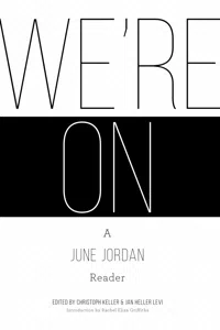 We're On: A June Jordan Reader_cover