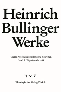 Bullinger, Heinrich: Werke_cover