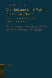 Von Johannes auf Patmos bis zu Karl Barth_cover