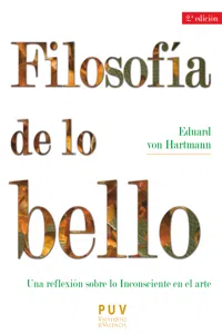 Filosofía de lo bello_cover