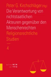 Die Verantwortung von nichtstaatlichen Akteuren gegenüber den Menschenrechten_cover