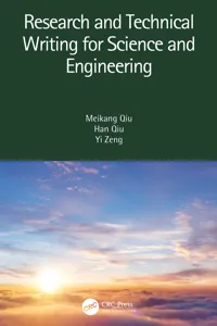 Research and Technical Writing for Science and Engineering_cover