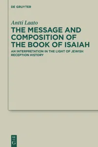 Message and Composition of the Book of Isaiah_cover