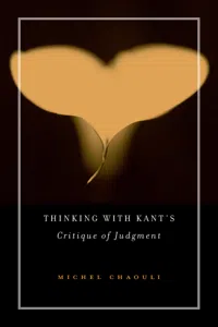 Thinking with Kant's Critique of Judgment_cover