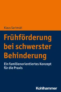 Frühförderung bei schwerster Behinderung_cover