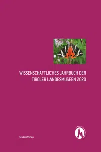 Wissenschaftliches Jahrbuch der Tiroler Landesmuseen 2020_cover