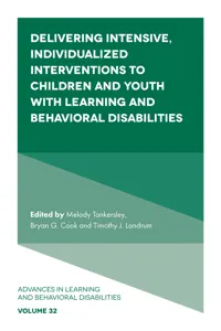 Delivering Intensive, Individualized Interventions to Children and Youth with Learning and Behavioral Disabilities_cover