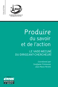 Produire du savoir et de l'action_cover