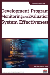 Development Program Monitoring and Evaluation System Effectiveness_cover