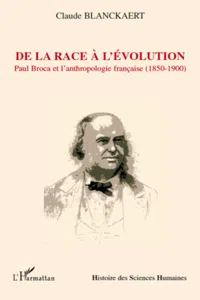 De la race à l'évolution_cover