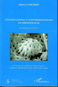 Investigations et expérimentations en odontologie_cover